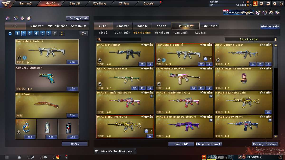 shop acc cf uy tin gia re